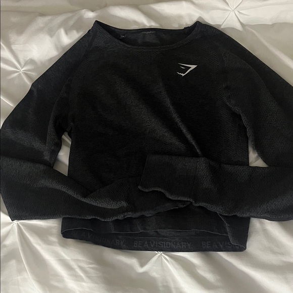 Gymshark Sweaters - Gymshark Black Crewneck Lightweight Sweater